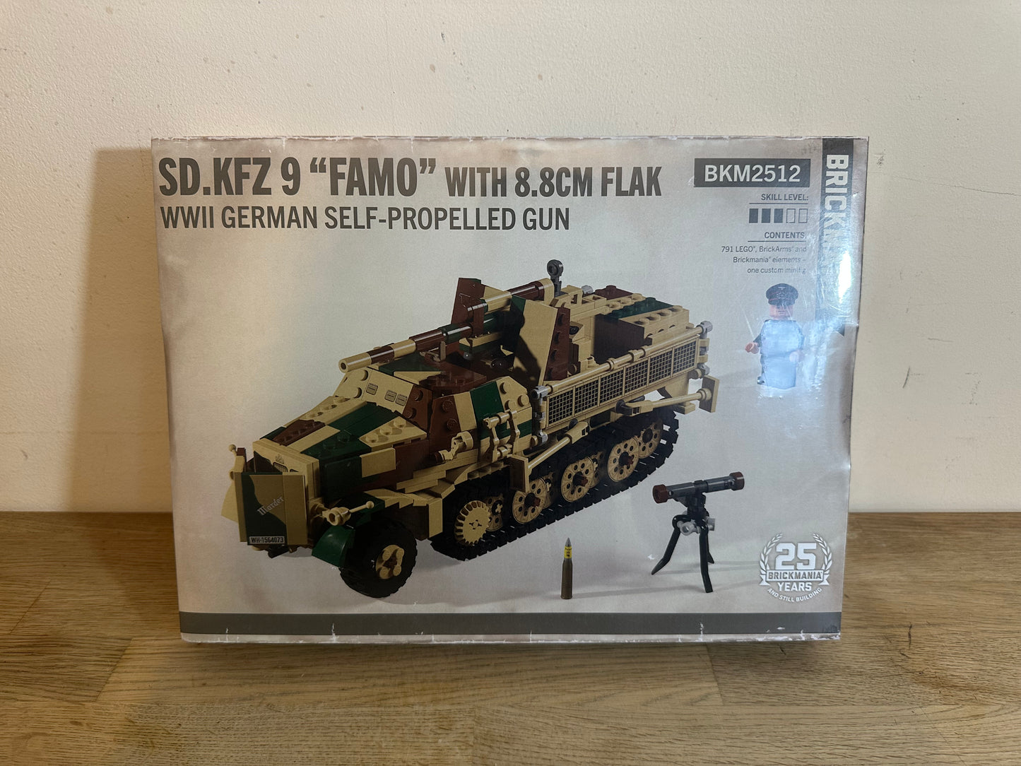 Brickmania SD.KFZ 9 “Famo” With 8.8CM Flak WWII German Self-Propelled Gun
