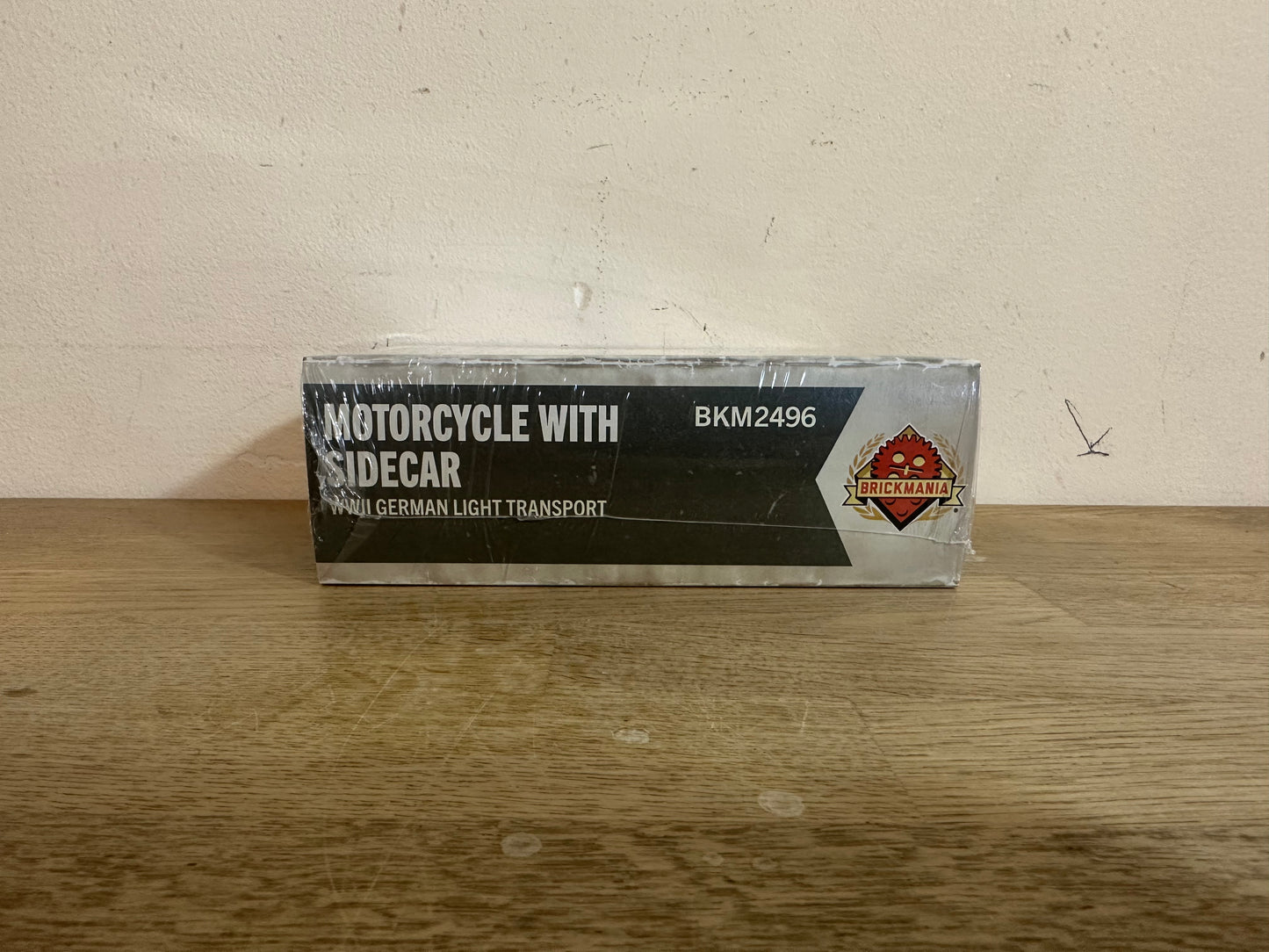 Brickmania Motorcycle With Sidecar - WWII German Light Transport