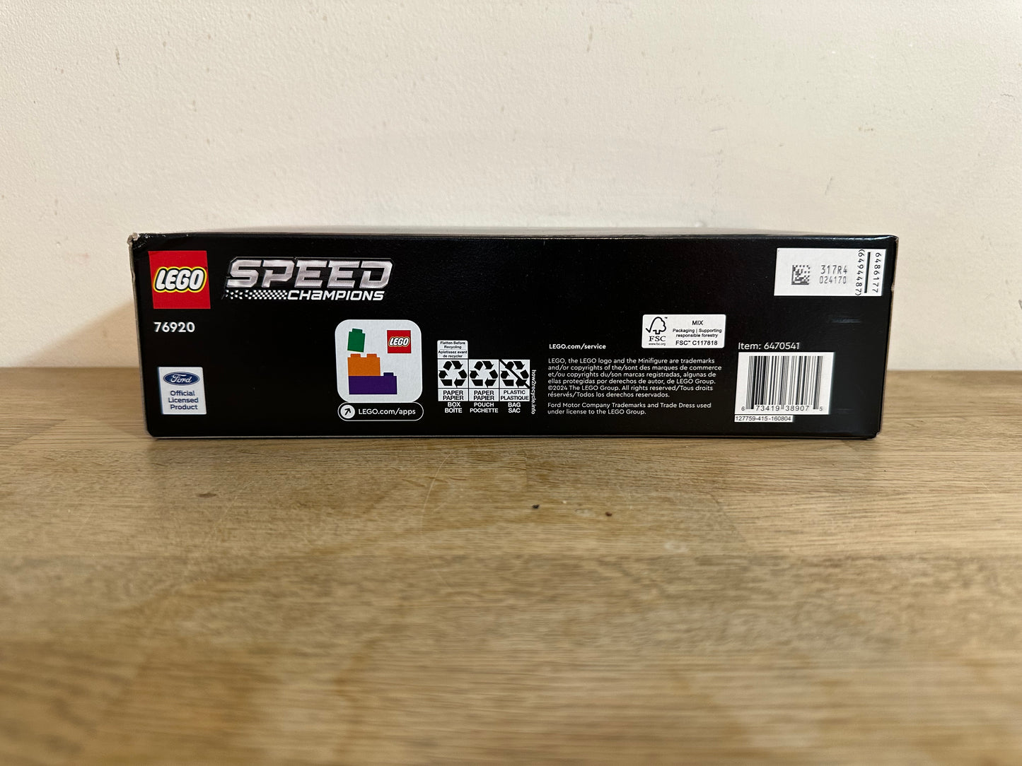 Lego Speed Champions Ford Mustang Dark Horse