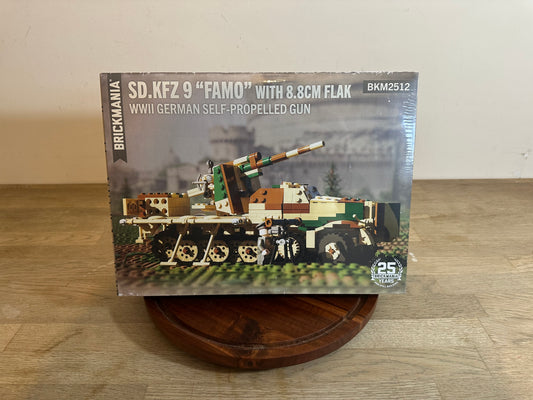 Brickmania SD.KFZ 9 “Famo” With 8.8CM Flak WWII German Self-Propelled Gun